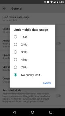 YouTube aplikacija za Android nova opcija podešavanje video kvaliteta