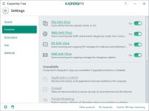 Besplatan antivirus Kaspersky Free