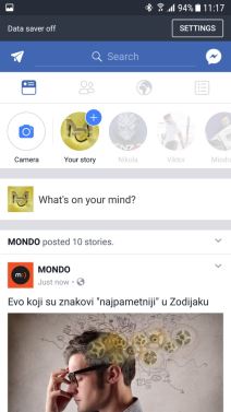 Facebook novi izgled aplikacije iOS Android