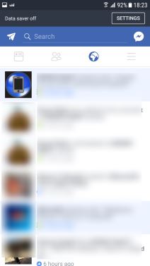 Facebook zvono ikonica na mestu notifikacija