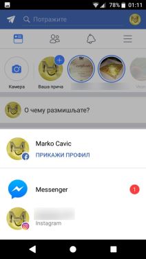 Facebook Instagram spajanje aplikacija