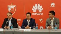 KK Crvena zvezda Huawei sponzor