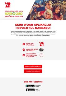 Coca-Cola WOAH aplikacija