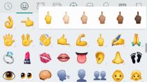 WhatsApp srednji prst emotikon