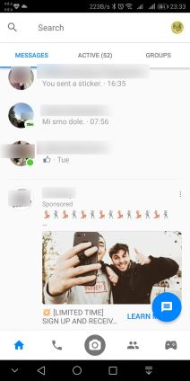 Messenger prikazuje kad ste bili aktivni u aplikaciji drugim korisnicima