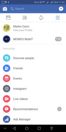 Facebook privatnost kako da zaštitim, Kako da delim manje podataka sa Facebook mrežom, Facebook tip