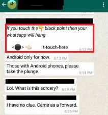 WhatsApp crna tacka poruka, WhatsApp problem, Kako popraviti WhatsApp