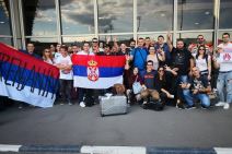 Srbija Brazil navijaci Huawei P20 #VidiViše Moskva Rusija 2018