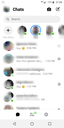 Facebook Messenger stare poruke se vracaju
