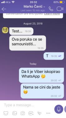 Viber novi izgled, Viber lici na WhatsApp