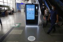 Mašina za maske Srbija koronavirus, Mašina za maske 365 ADS aerodrom Nikola Tesla