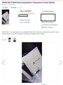 kupovina plejstejšn 5 konzole u srbiji prodaja ps5 cena