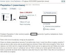 kupovina plejstejšn 5 konzole u srbiji prodaja ps5 cena