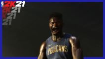 NBA 2K21 Zion Vilijamson omot igre video premijera, NBA 2K21 PlayStation5 Xbox Series X foto video