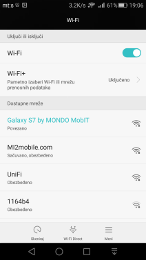 Samsung Galaxy S7 i S7 edge Wi-Fi veza prosledivanje