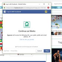 Zastava na profilnoj Facebook slici