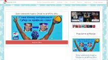 vaterpolo kapica sa zastavom Srbije na Facebook slici profila