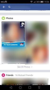 Australian Open Novak Djokovic Facebook profilna slika