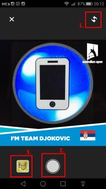 Australian Open Novak Djokovic Facebook profilna slika