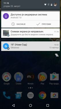 Kako update na Android 7.0