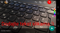 WhatsApp crtanje po slikama i videu