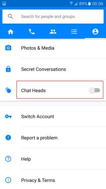 Kako iskljuciti Messenger Chat Heads kružic sa slikom