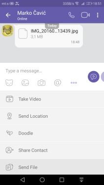 Viber velicina slika i kako slati slike pune rezolucije