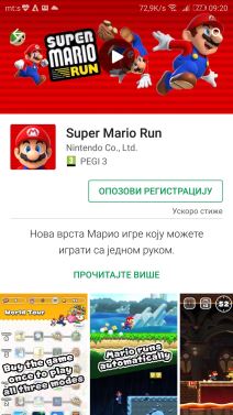Super Mario Run Android 23. marta