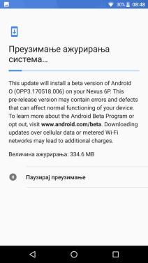 Android O 8.0 kako da ažuriram telefon