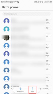 Kako otkazati poslatu SMS poruku