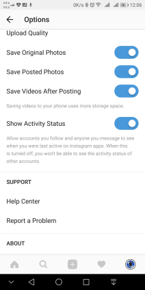 Instagram Activity status kako iskljuciti