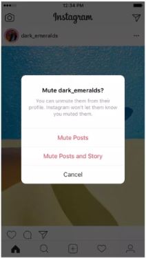 Instagram Mute kako se koristi