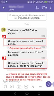 Viber kako izmeniti poslatu poruku, Viber Edit poslate poruke, Viber izmena poslate poruke