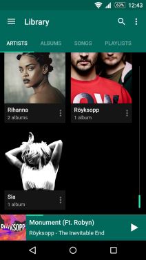 Muzicki plejeri za Android 
