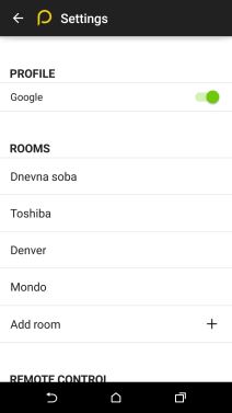 Android telefon kao daljinski tv upravljac