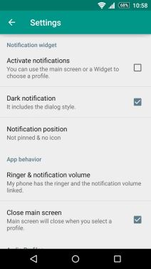Audio profili u Android Lollipop verziji