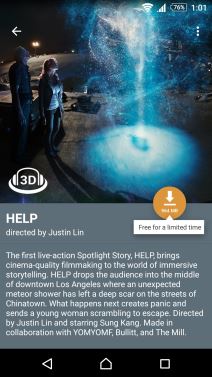 Google Spotlight Stories, Windy day,