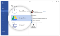 Google Drive u Microsoft Office aplikaciji