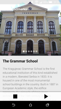 Kragujevac prica aplikacija za Android i iOS