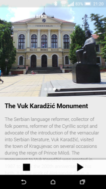 Kragujevac prica aplikacija za Android i iOS