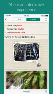 SWAY Microsoft aplikacija za Windows 10 i iOS