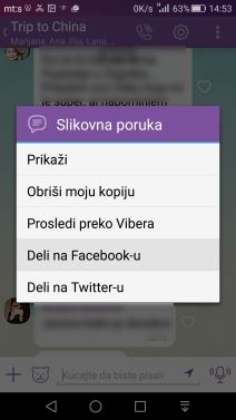 Viber brisanje poruka i deljenje fajlova, dokumenata i arhiva