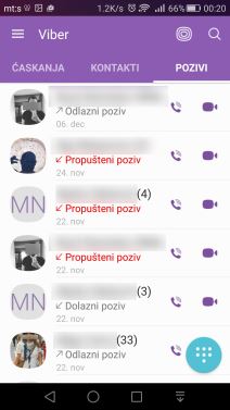 Viber, Viber Wink samobrišuce samonstajuce poruke
