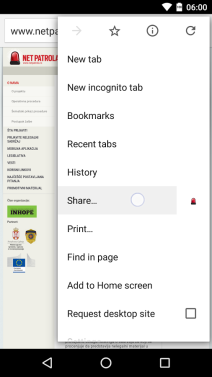 Net Patrola Android aplikacija za prijavu nelegalnog materijala na internetu