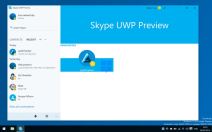 Windows 10 Skype UWP aplikacija