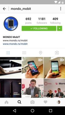 Instagram za Android 7.21.1 verzija