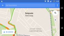 Google mape Driving Mode opcija