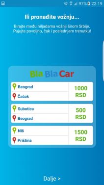 BlaBlaCar jeftiniji prevoz u Srbiji i svetu