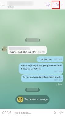 Viber Windows 10 aplikacija video pozivi i nadogradnja
