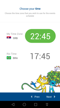 Rio 2016 aplikacija Android, iOS, Windows